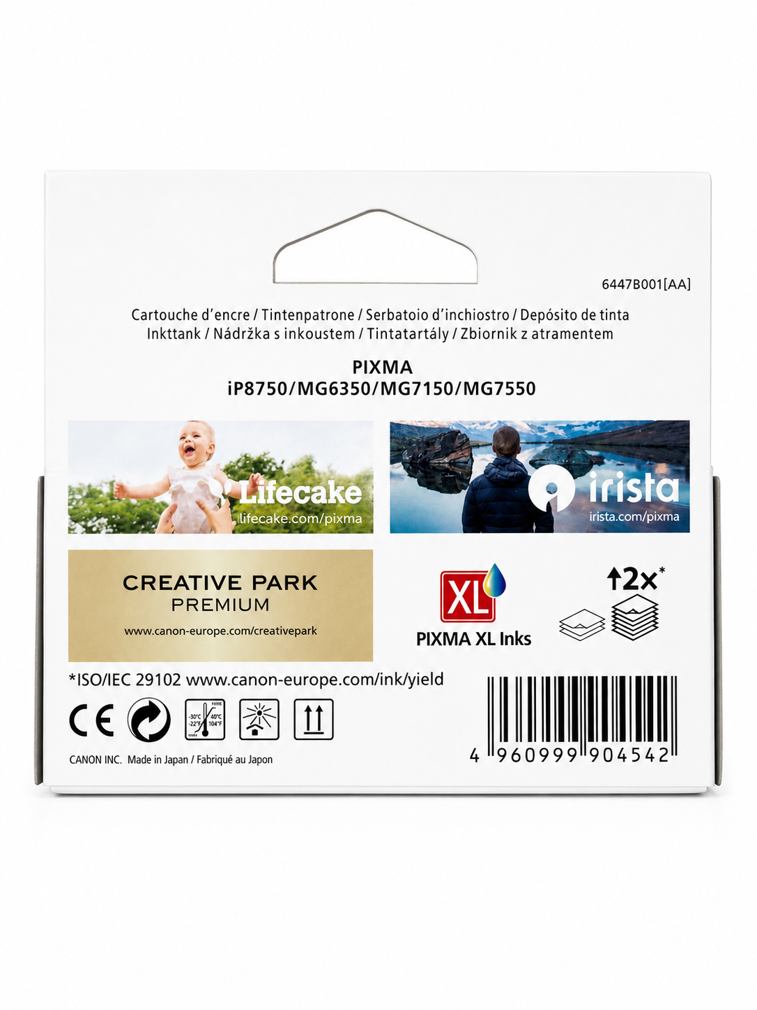 Original Canon CLI-571XL Grey High Yield Ink Cartridge for PIXMA MG6350, MG7150, MG7550, iP8750