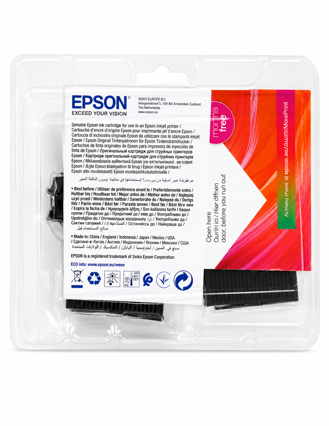 Epson 603 Seestern / Starfish Original Tintenpatronen Multipack Schwarz/Cyan/Magenta/Gelb (C13T03U64020)