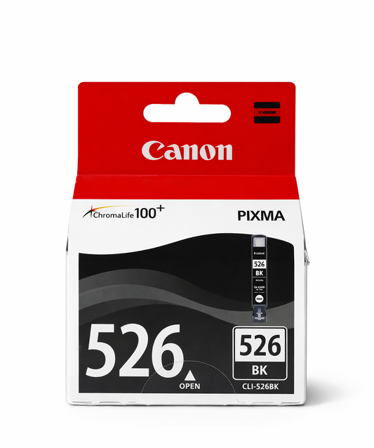 Original Canon CLI-526BK Black Ink Cartridge - 9ml - for PIXMA MG5150, MG5250, MG6150 & MX885 Printers