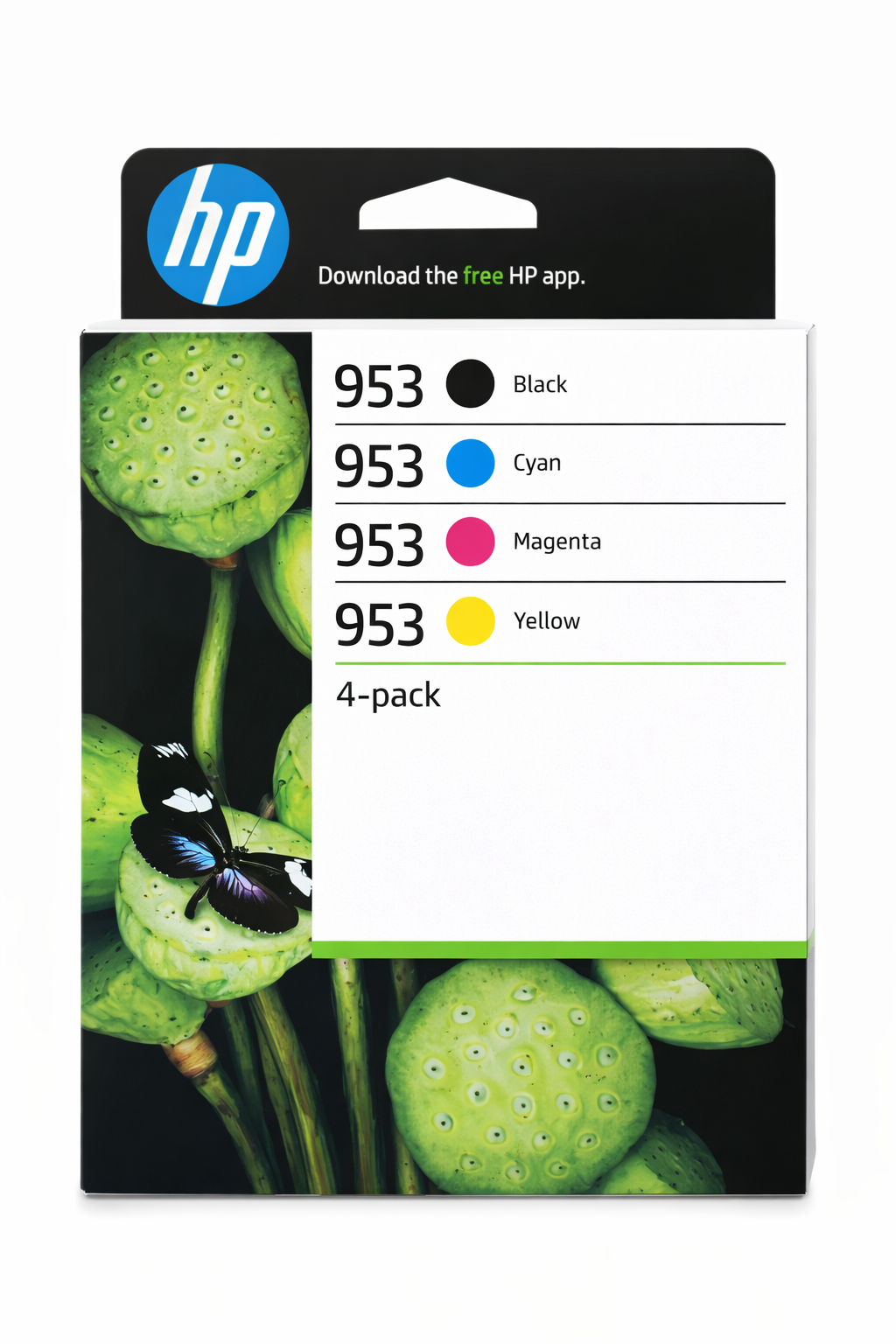 HP 953 Original Druckerpatronen Multipack 4er-Pack Schwarz Cyan Magenta Gelb