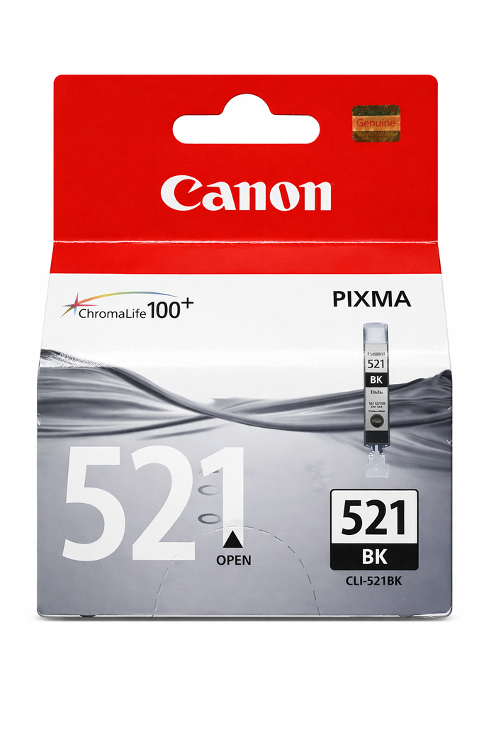Canon CLI-521BK Druckerpatrone Schwarz Original Tinte