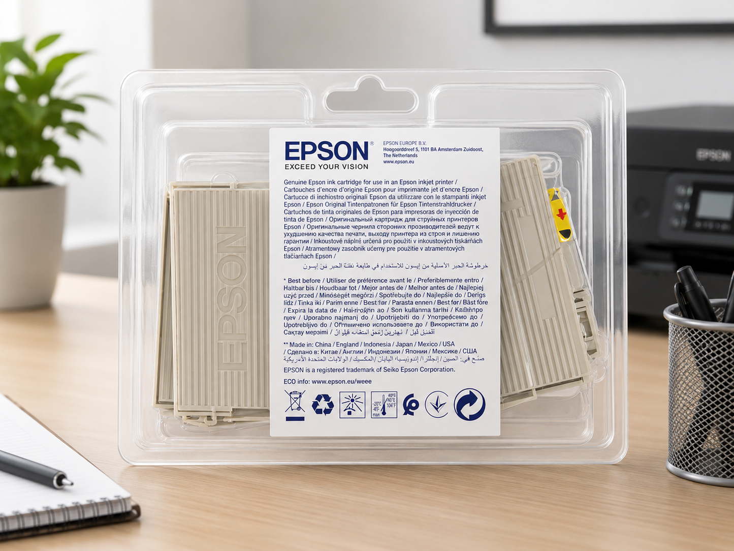 Epson 26 Multipack Eisbär T2616 C13T26164010 Original Druckerpatronen XP-600 XP-700 XP-800