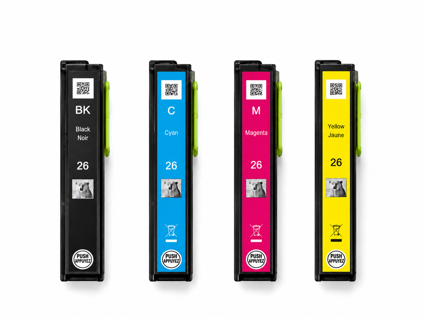 Epson 26 Multipack Eisbär T2616 C13T26164010 Original Druckerpatronen XP-600 XP-700 XP-800