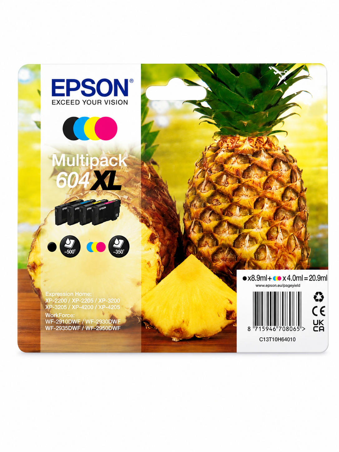 Title: Epson 604 XL Multipack Original Tintenpatronen Schwarz Cyan Magenta Gelb