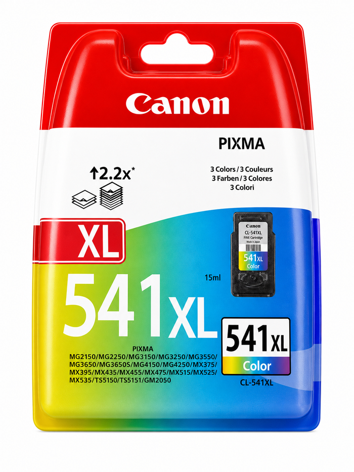 Canon CL-541XL Farbpatrone - Original Canon XL Druckerpatrone mit hoher Reichweite