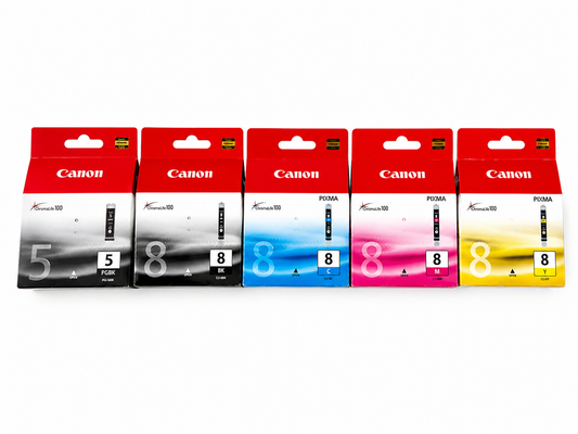 Canon 8 und 5 Tintenpatronen Set Original