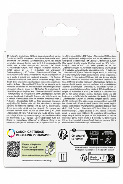 Canon PGI-571 Original Tintenpatronen Multipack (Cyan, Magenta, Gelb, Schwarz) für PIXMA MG5750, MG6850, TS5050, TS6050
