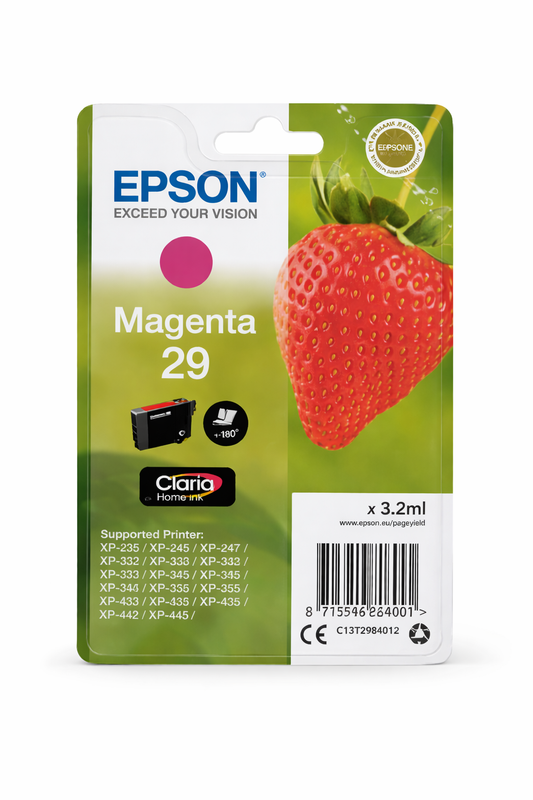 Epson 29 Druckerpatrone Magenta C13T29834012 Original Tintenpatrone