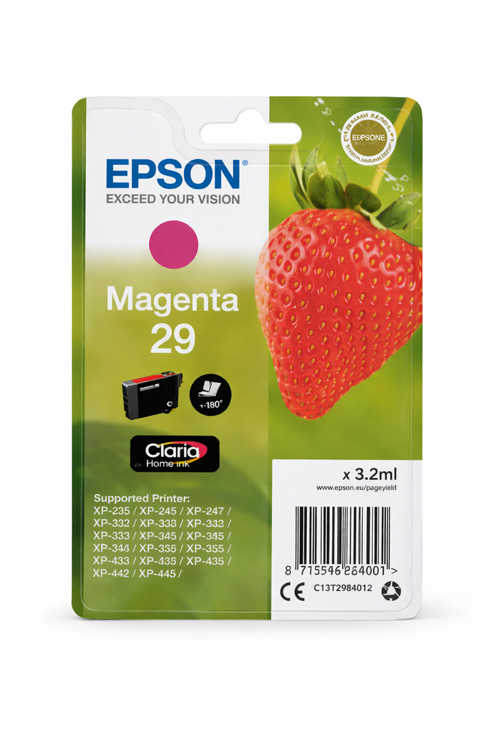 Epson 29 Druckerpatrone Magenta C13T29834012 Original Tintenpatrone