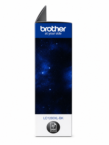 Original Brother LC1280XL BK Tintenpatrone Schwarz für MFC-J5910DW, MFC-J6510DW, MFC-J6710DW, MFC-J6910DW