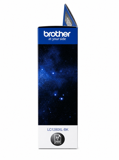 Original Brother LC1280XL BK Tintenpatrone Schwarz für MFC-J5910DW, MFC-J6510DW, MFC-J6710DW, MFC-J6910DW