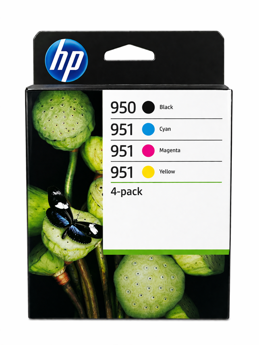 Original HP 950/951 Multipack Tintenpatronen Schwarz, Cyan, Magenta und Gelb