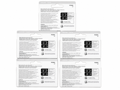 Genuine Canon PGI-520 / CLI-521 Ink Cartridge Multipack (5-Pack) for PIXMA MP550, MP560, MP640, iP4700