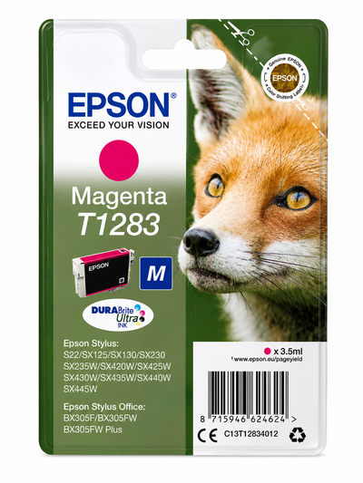 Original Epson T1283 Magenta Tintentank C13T12834012 mit DURABrite Ultra Tinte&nbsp;