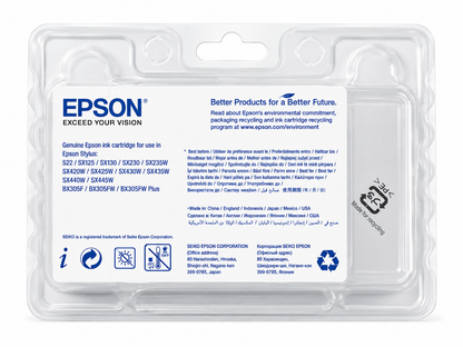 Original Epson T1285 Multipack Fuchs TintenpatrEpson T1285 Multipack Fuchs Original Tintenpatronen C13T12854012onen – Schwarz- und Farbset