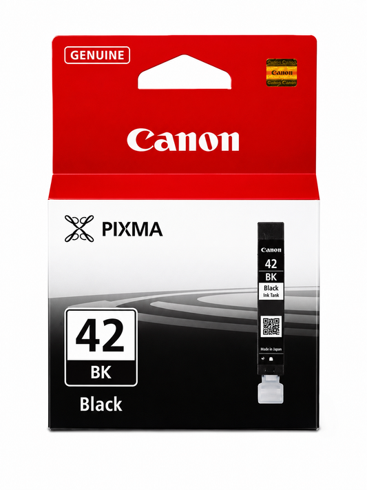 Original Canon CLI-42BK Schwarze Tintenpatrone 6384B001 für PIXMA PRO-100