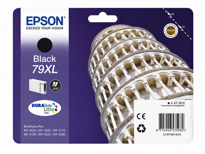 Epson 79XL Schwarz Original-Tintentank (C13T79014010) 41,8 ml für WorkForce Pro