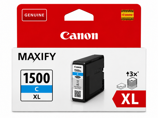 Original Canon PGI-1500XL Cyan Tintenpatrone (9183B001) – Hohe Reichweite