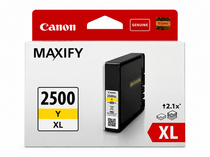 Original Canon PGI-2500XL Gelb Tintenpatrone (9267B001) – Hohe Reichweite