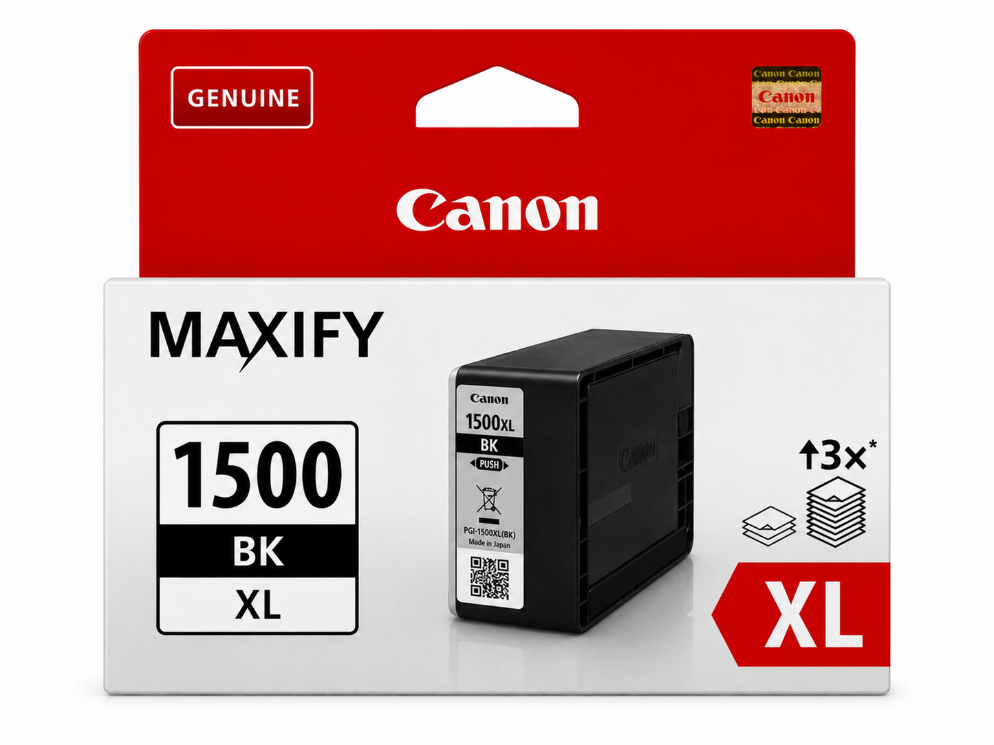 Original Canon PGI-1500XL Schwarz Tintenpatrone (9182B001) – Hohe Reichweite