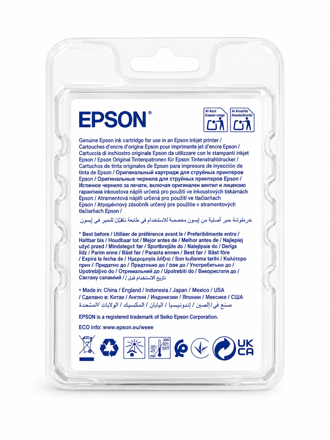 Epson T1302 Cyan XL Tinte für WorkForce WF-7515, WF-3520DWF und Stylus Office