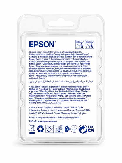 Epson T1302 Cyan XL Tinte für WorkForce WF-7515, WF-3520DWF und Stylus Office