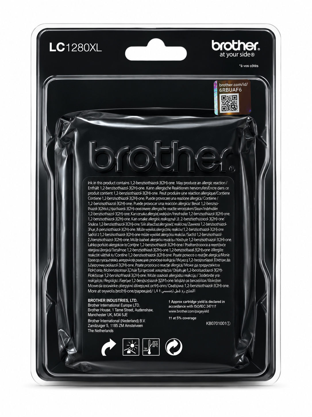 Original Brother LC1280XL Farb-Tintenpatronen Multipack (C/M/Y) – Hohe Reichweite
