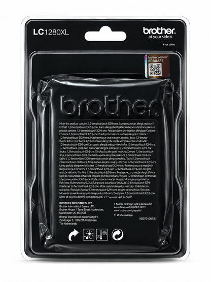 Original Brother LC1280XL Farb-Tintenpatronen Multipack (C/M/Y) – Hohe Reichweite