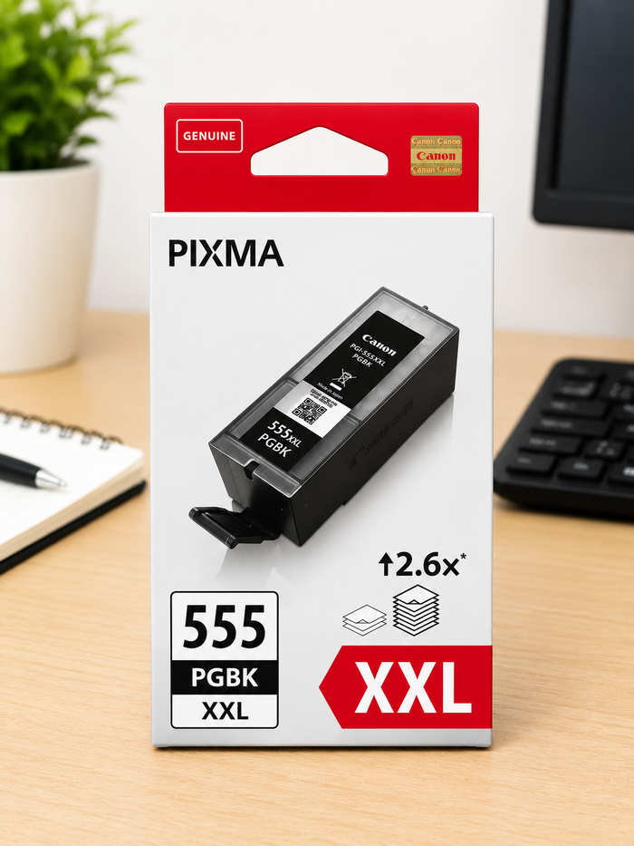 Canon PGI-555 XXL Pigmentschwarz Tinte für PIXMA MX925 und iX6850