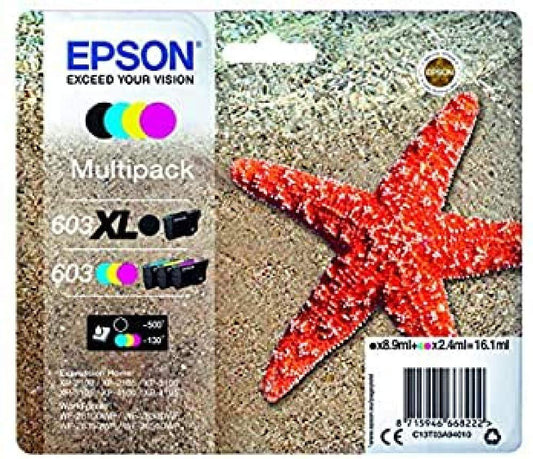 Epson 603XL T03A940 4PACK Tintenpatrone, Cyan, normal