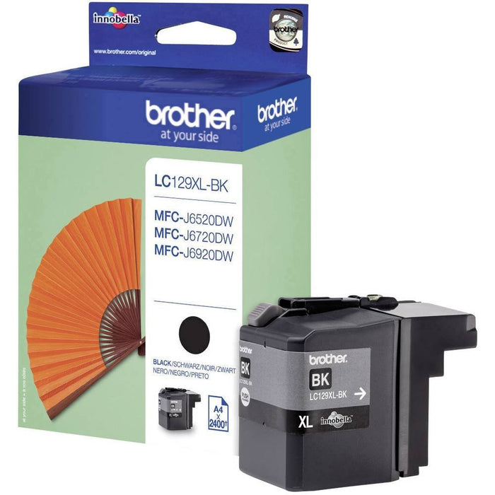 Brother Tinte LC-129XLBK Original Schwarz LC129XLBK, Super High Yield