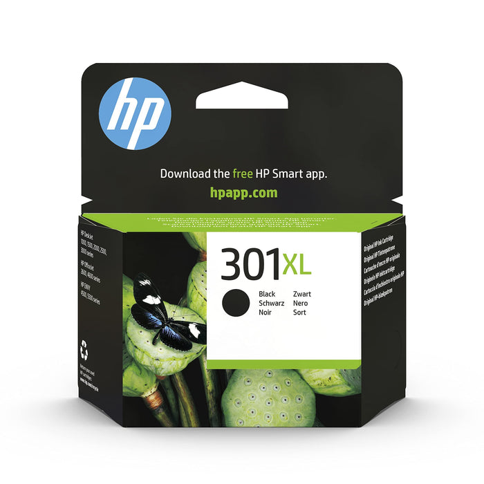 HP 301XL (CH563EE) Original Druckerpatrone Schwarz für HP DeskJet 10xx, 15xx, 20xx, 25xx, 30xx, HP Envy 45xx, 55xx, HP OfficeJet 26xx, 46xx