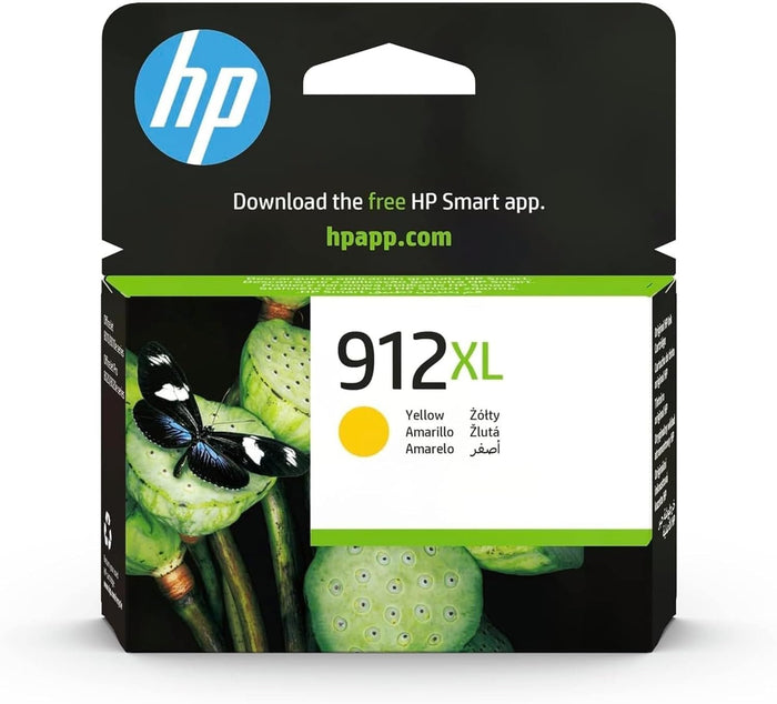 HP 912XL (3YL83AE) Gelb Original Druckerpatrone mit hoher Reichweite für HP OfficeJet Pro 8010, 8012, 8014, 8015, HP OfficeJet Pro 8020, 8022, 8023, 8024, 8025 , 1er Pack