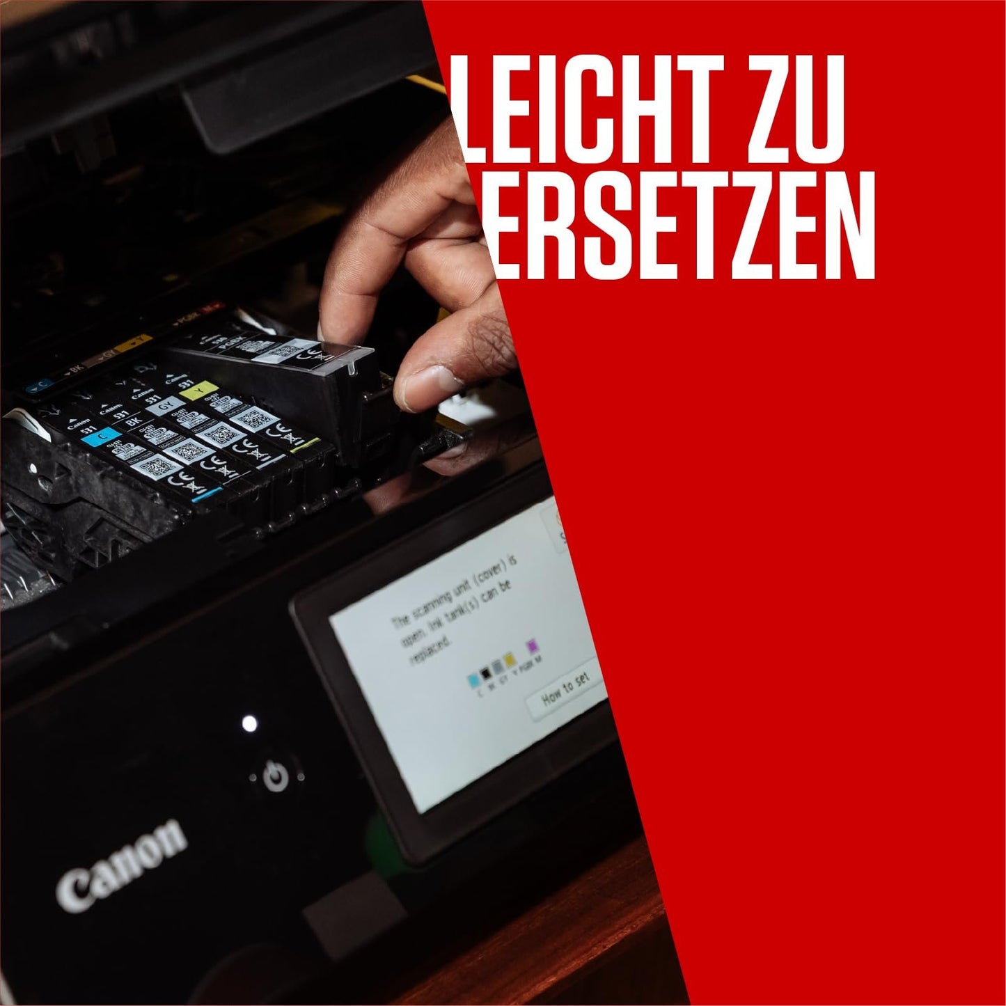 Canon PGI-570 BK CLI-571 BK C M Y PGBK Vorteilspack 5 Tintenpatronen (Schwarz, Cyan, Magenta, Gelb, Pigment-Schwarz) Original [Umweltfreundliche Recycle-Kartonverpackung 2024]