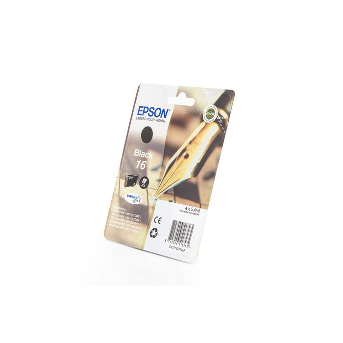 Epson Original C13T16214010 / 16, für Workforce WF-2750 DWF Premium Drucker-Patrone, Schwarz, 5,4 ml